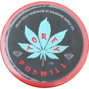 DIAMOND SUPPLY CO. Pudwill Hella Tight ⅞” Skateboard Hardware w/Red Grinder